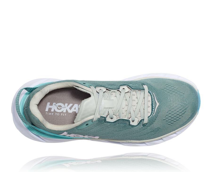 Hoka One One Running Shoes Womens Blue/White - Elevon 2 - 04956YOQH